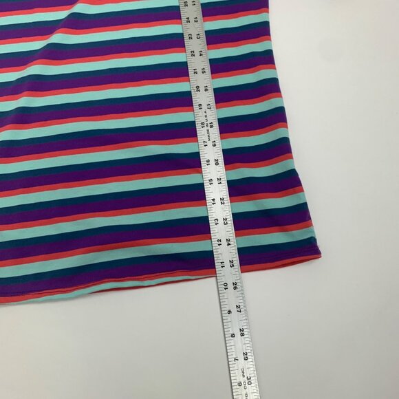 LuLaRoe Womens Striped Casual Tops Size M Cotton/Polyester Short Sleeve lot of 2 - Picture 10 of 10